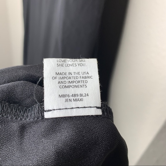 Show Me Your MuMu Black Chiffon Jenn Maxi Dress - Picture 4 of 6